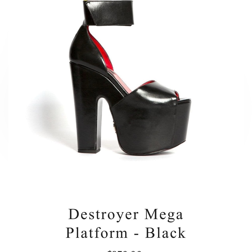 Kat Von D Shoes “Destroyer” Mega Platform NWT size 10